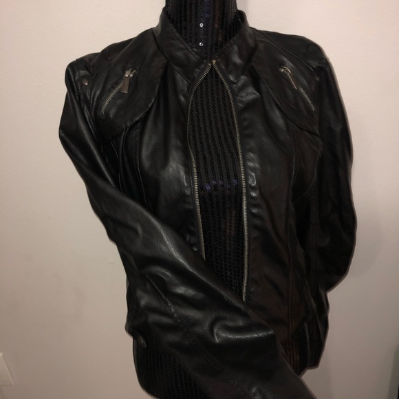 Faux Leather Jacket - Picture 3 of 8